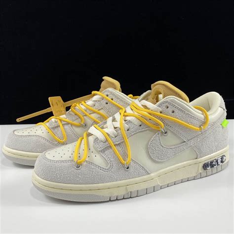 nike dunk off white lot 39